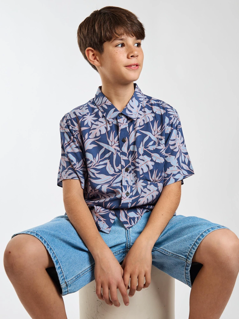 CAMISA MC BREEZO MULTICOLOR INFANTIL MAUI AND SONS - 7