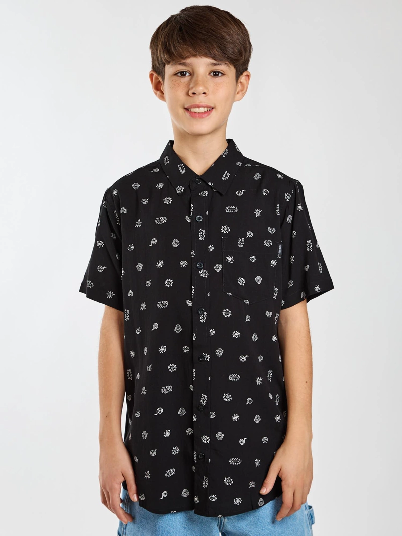 CAMISA MC PALMY MULTICOLOR INFANTIL MAUI AND SONS - 1