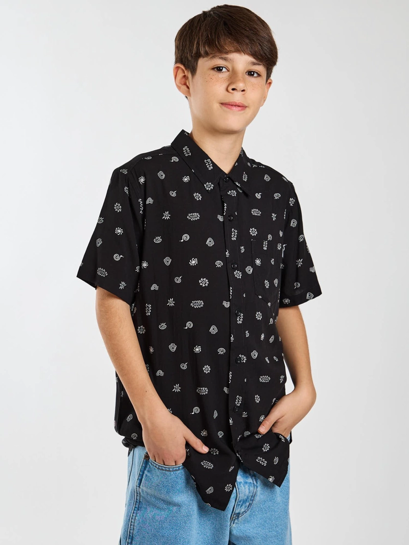 CAMISA MC PALMY MULTICOLOR INFANTIL MAUI AND SONS - 6