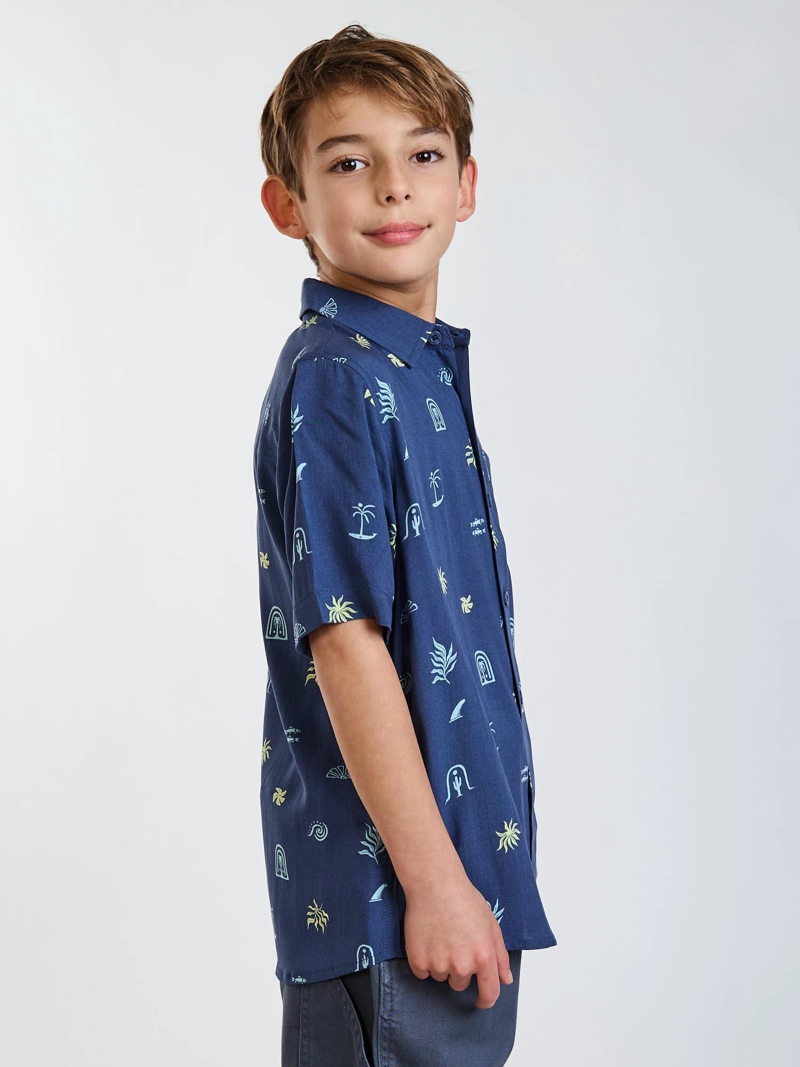 CAMISA MC RIPPY MULTICOLOR INFANTIL MAUI AND SONS - 3