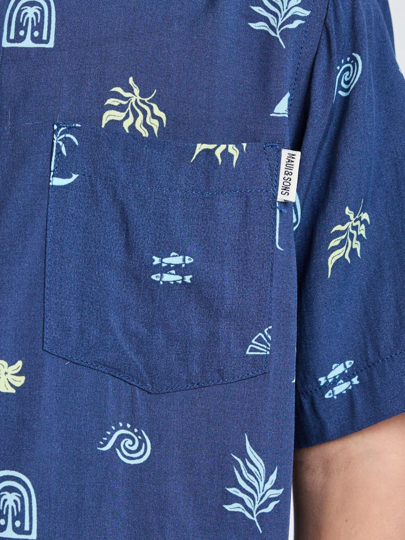 CAMISA MC RIPPY MULTICOLOR INFANTIL MAUI AND SONS - 5