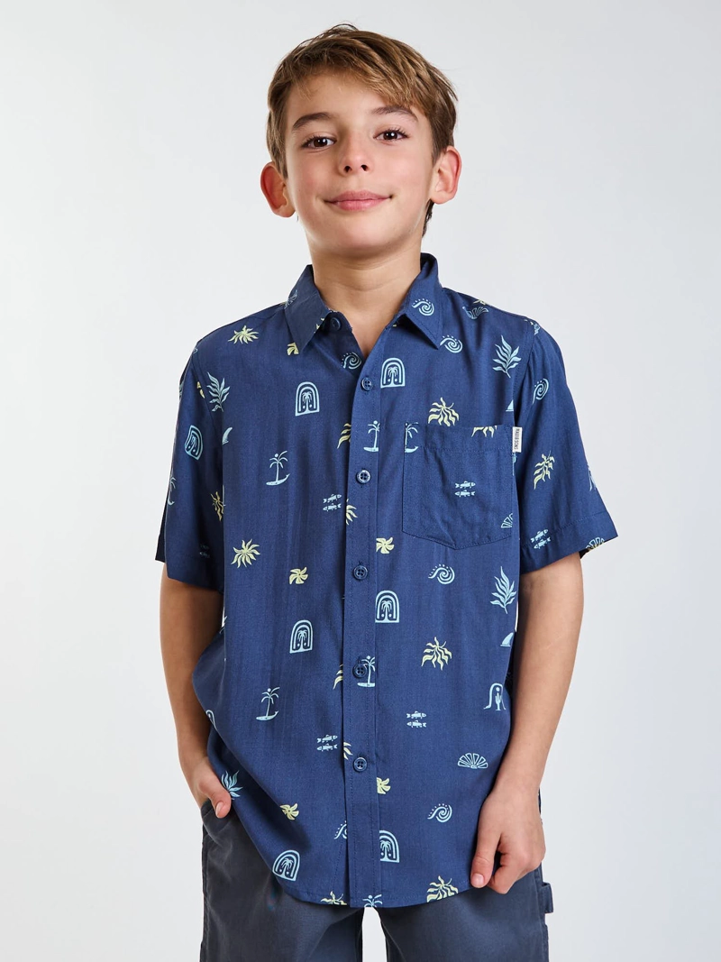 CAMISA MC RIPPY MULTICOLOR INFANTIL MAUI AND SONS - 6