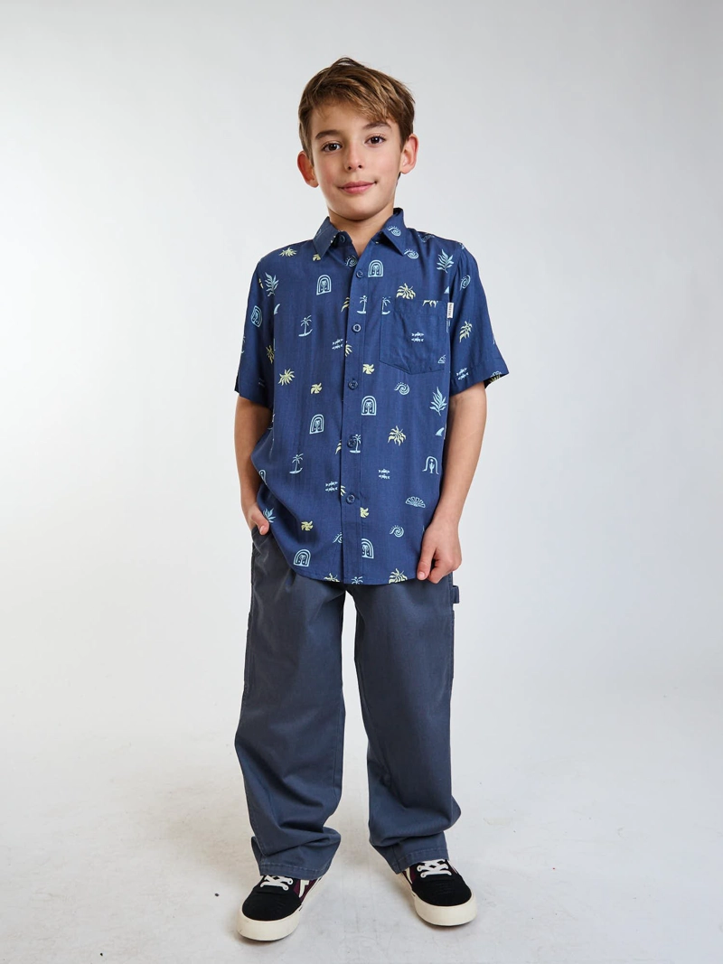 CAMISA MC RIPPY MULTICOLOR INFANTIL MAUI AND SONS - 7