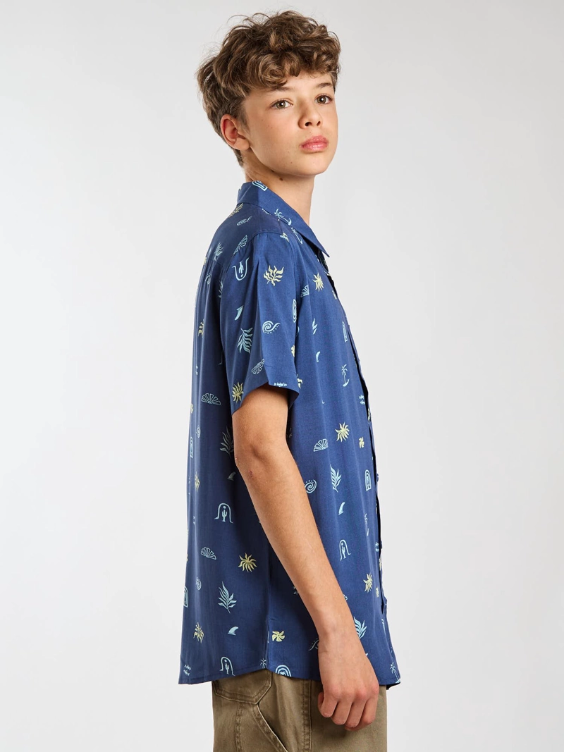 CAMISA MC TIKI MULTICOLOR INFANTIL MAUI AND SONS - 3