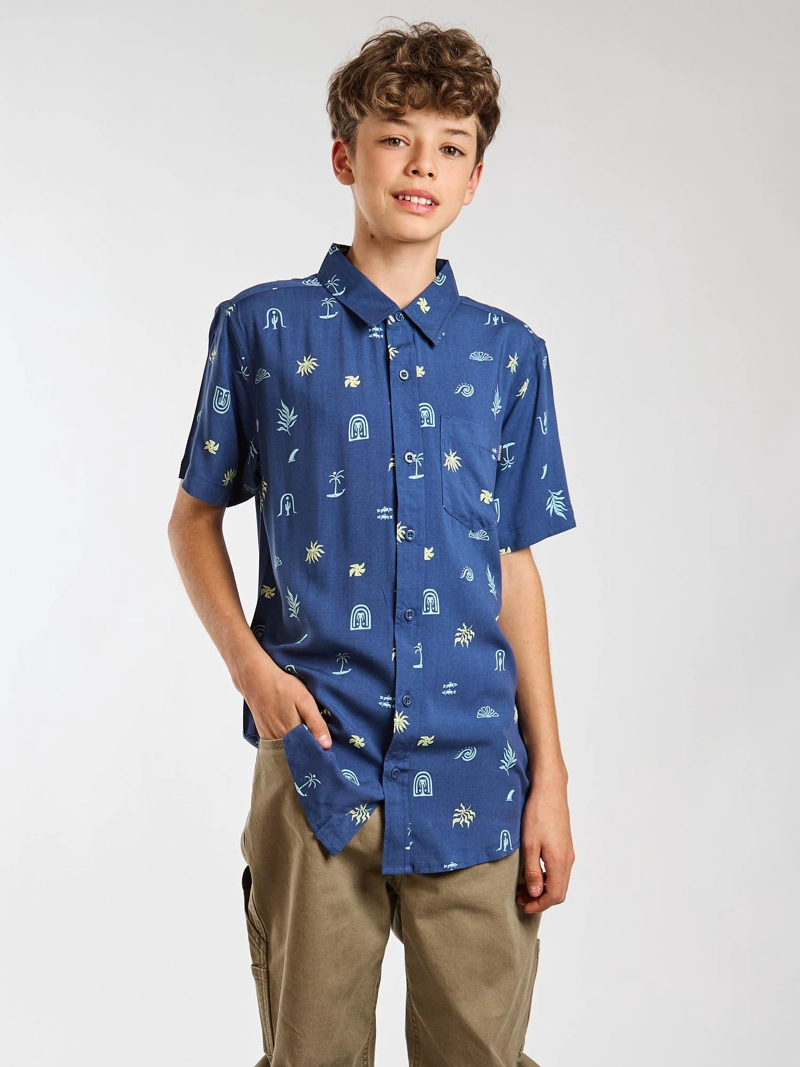 CAMISA MC TIKI MULTICOLOR INFANTIL MAUI AND SONS - 6