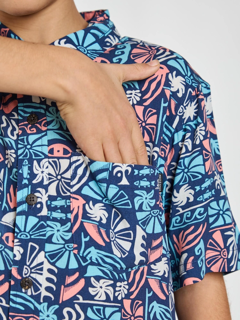 CAMISA MC SOLARO MULTICOLOR INFANTIL MAUI AND SONS - 5