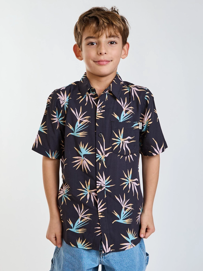 CAMISA MC SUNWAVE MULTICOLOR INFANTIL MAUI AND SONS - 1