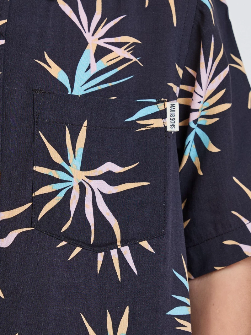 CAMISA MC SUNWAVE MULTICOLOR INFANTIL MAUI AND SONS - 5