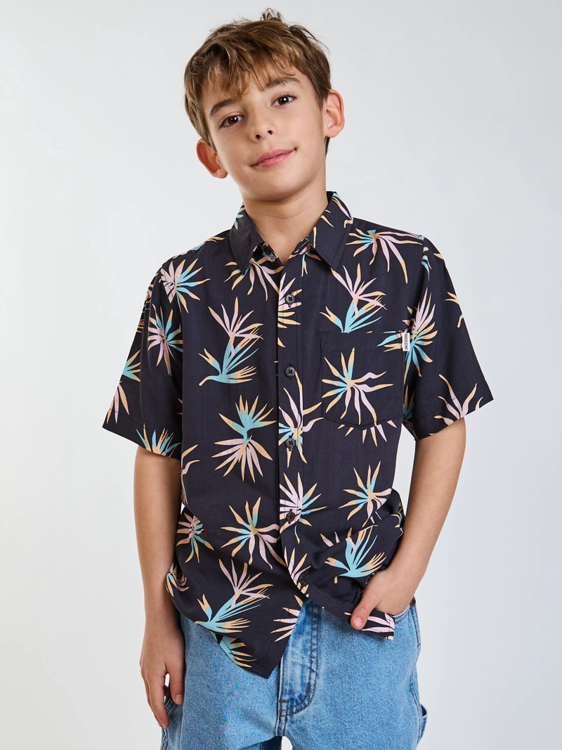 CAMISA MC SUNWAVE MULTICOLOR INFANTIL MAUI AND SONS - 6