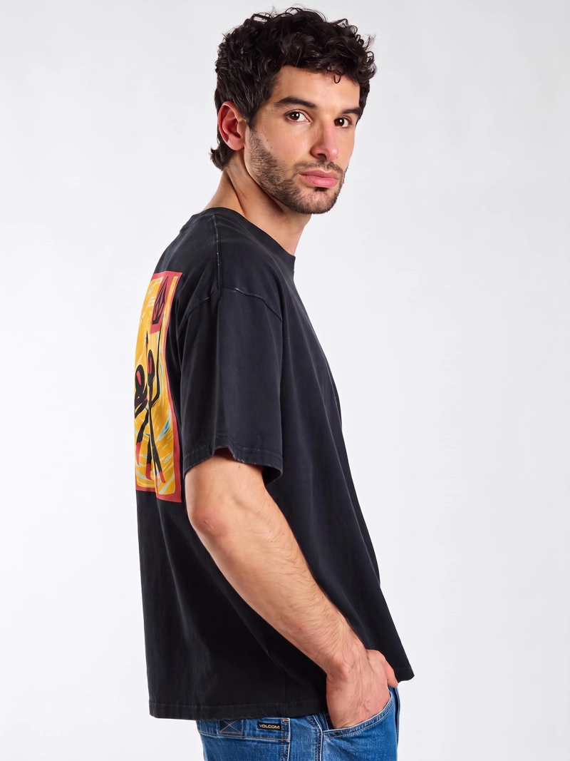 POLERA MC POUR DECISIONS NEGRO HOMBRE VOLCOM - 2