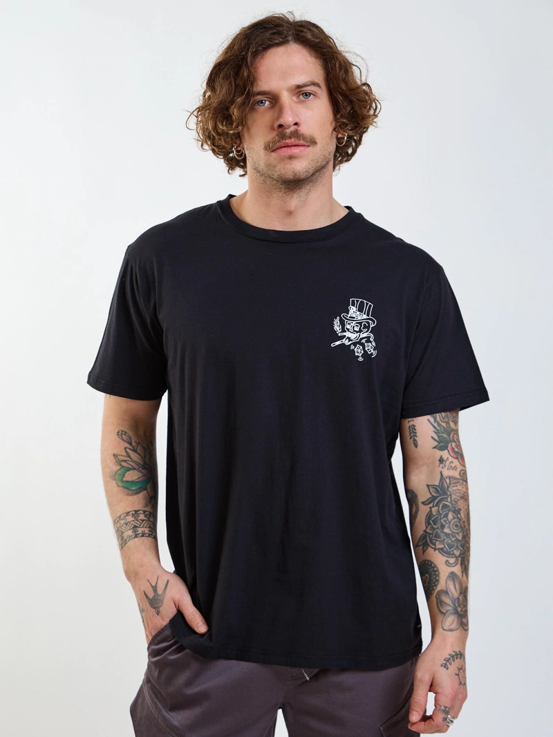 POLERA MC RIP TIDE NEGRO HOMBRE VOLCOM - 1