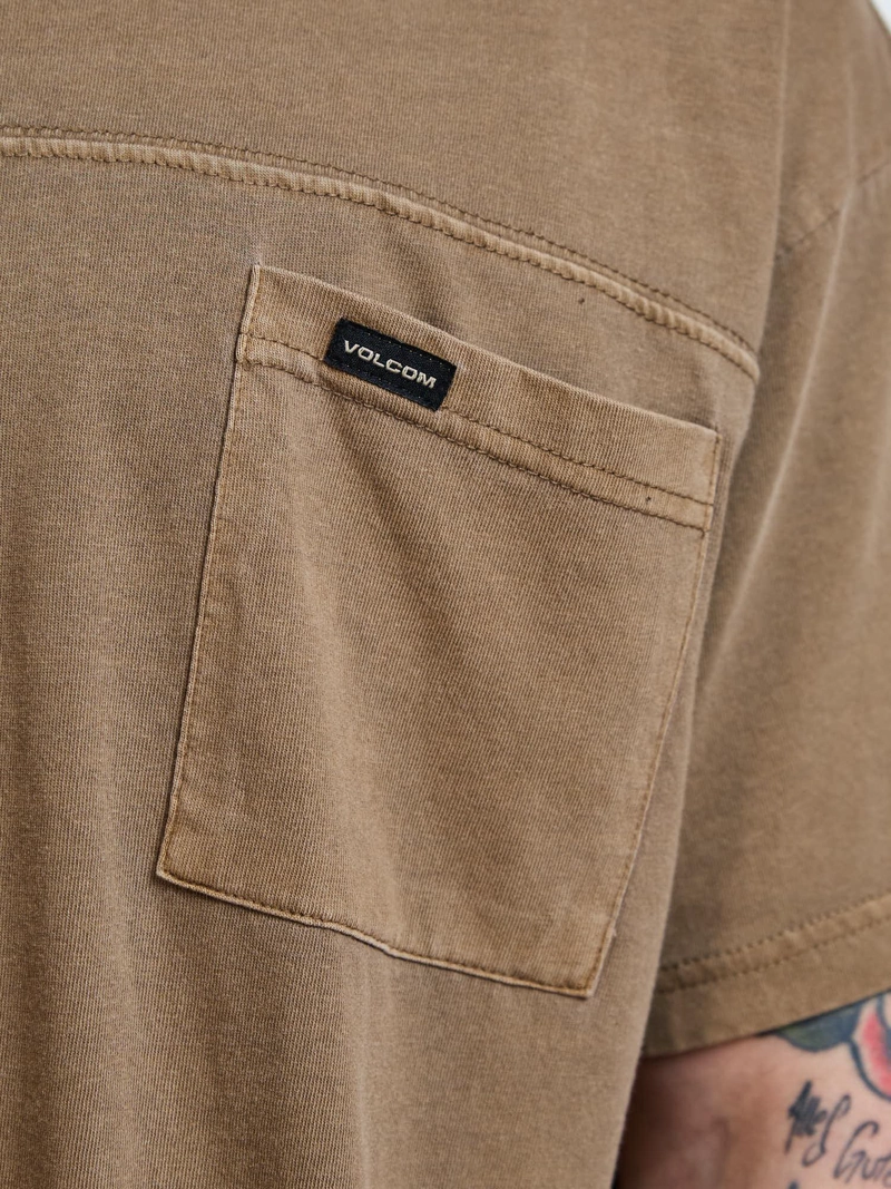 POLERA BOXY REALLITY FAB BEIGE HOMBRE VOLCOM - 5