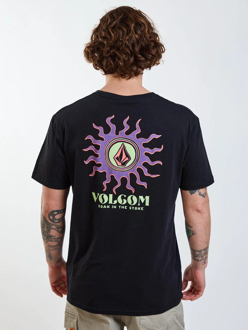 POLERA MC MORRISTONE NEGRO HOMBRE VOLCOM - 2