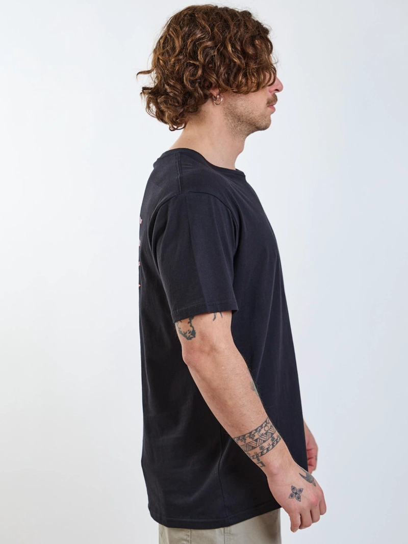 POLERA MC MORRISTONE NEGRO HOMBRE VOLCOM - 3