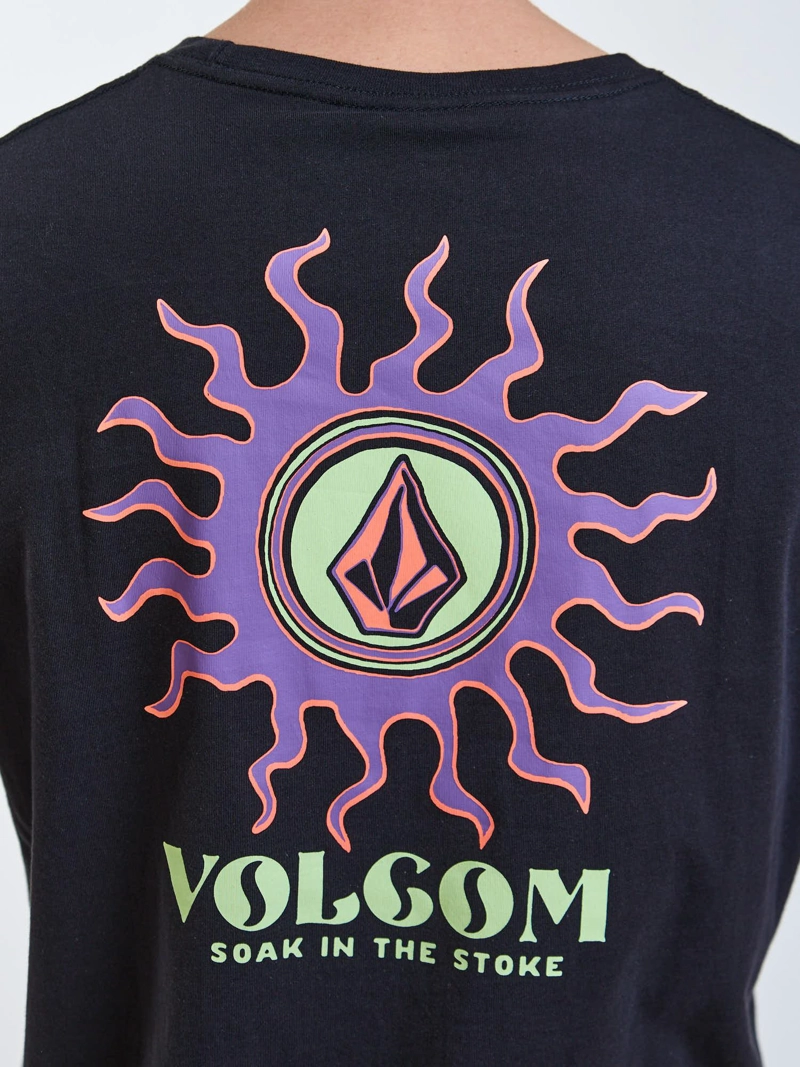 POLERA MC MORRISTONE NEGRO HOMBRE VOLCOM - 4