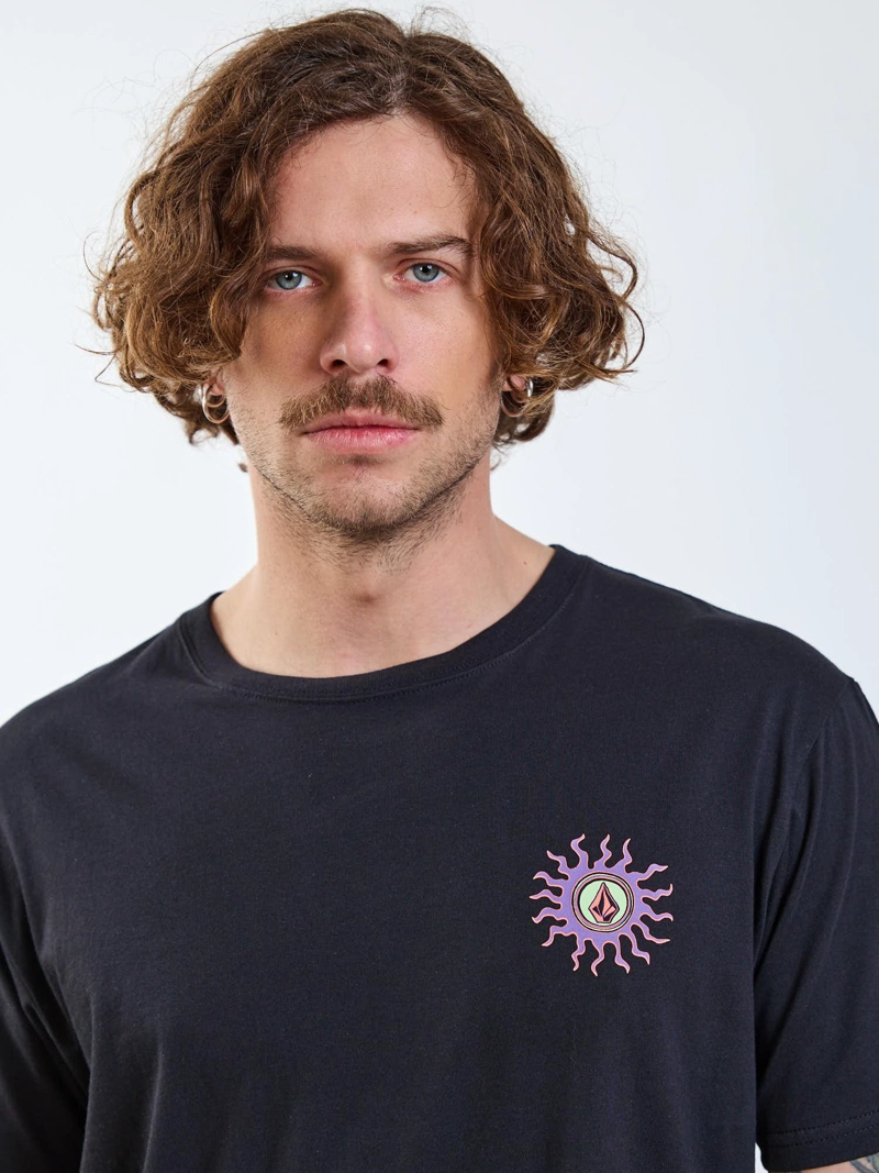 POLERA MC MORRISTONE NEGRO HOMBRE VOLCOM - 5