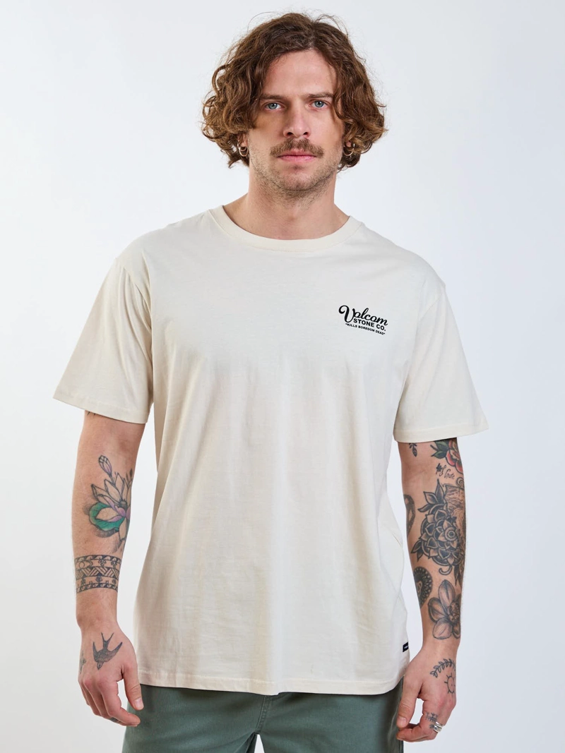 POLERA MC MIGRANE BEIGE HOMBRE VOLCOM - 1