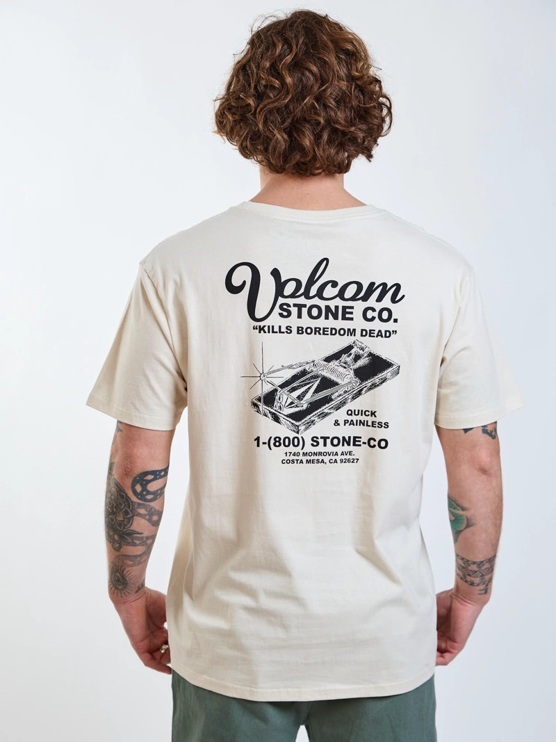 POLERA MC MIGRANE BEIGE HOMBRE VOLCOM - 2