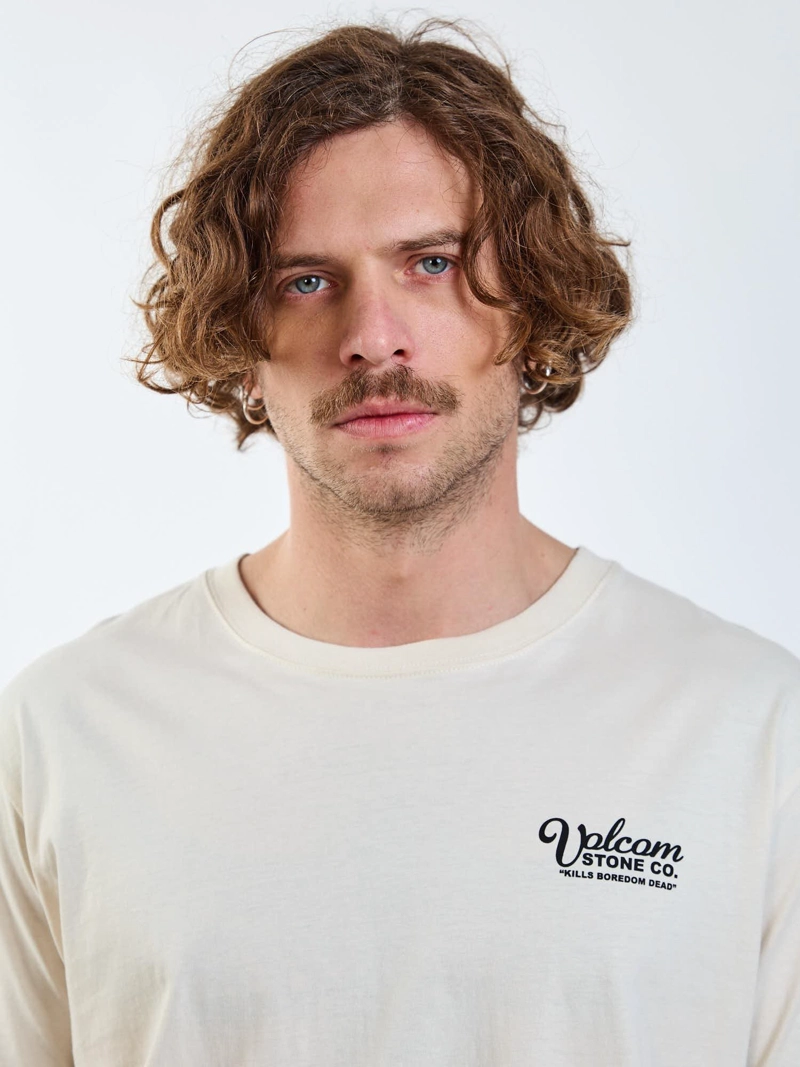 POLERA MC MIGRANE BEIGE HOMBRE VOLCOM - 5