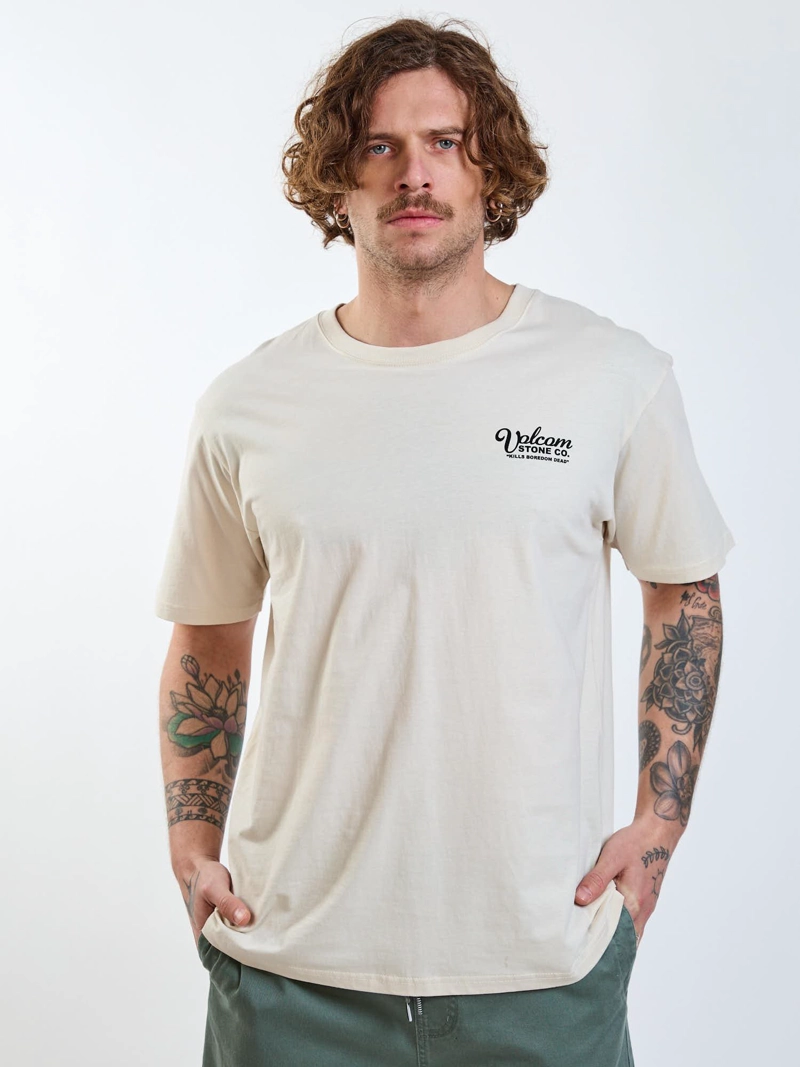 POLERA MC MIGRANE BEIGE HOMBRE VOLCOM - 7