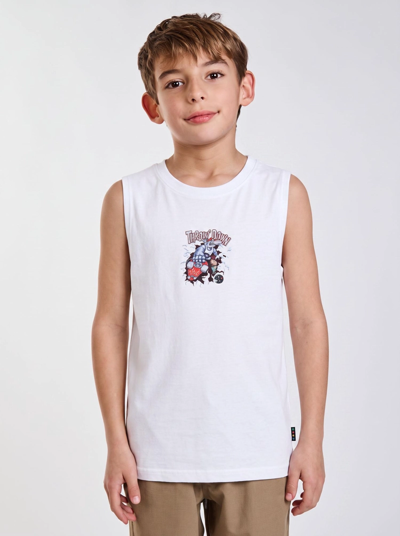 POLERA SM SKATER BLANCO INFANTIL MAUI AND SONS - 1