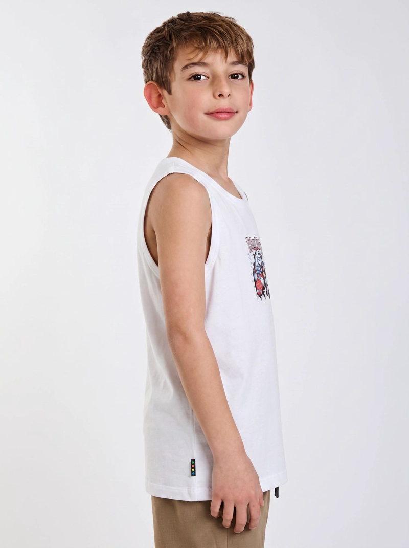 POLERA SM SKATER BLANCO INFANTIL MAUI AND SONS - 2