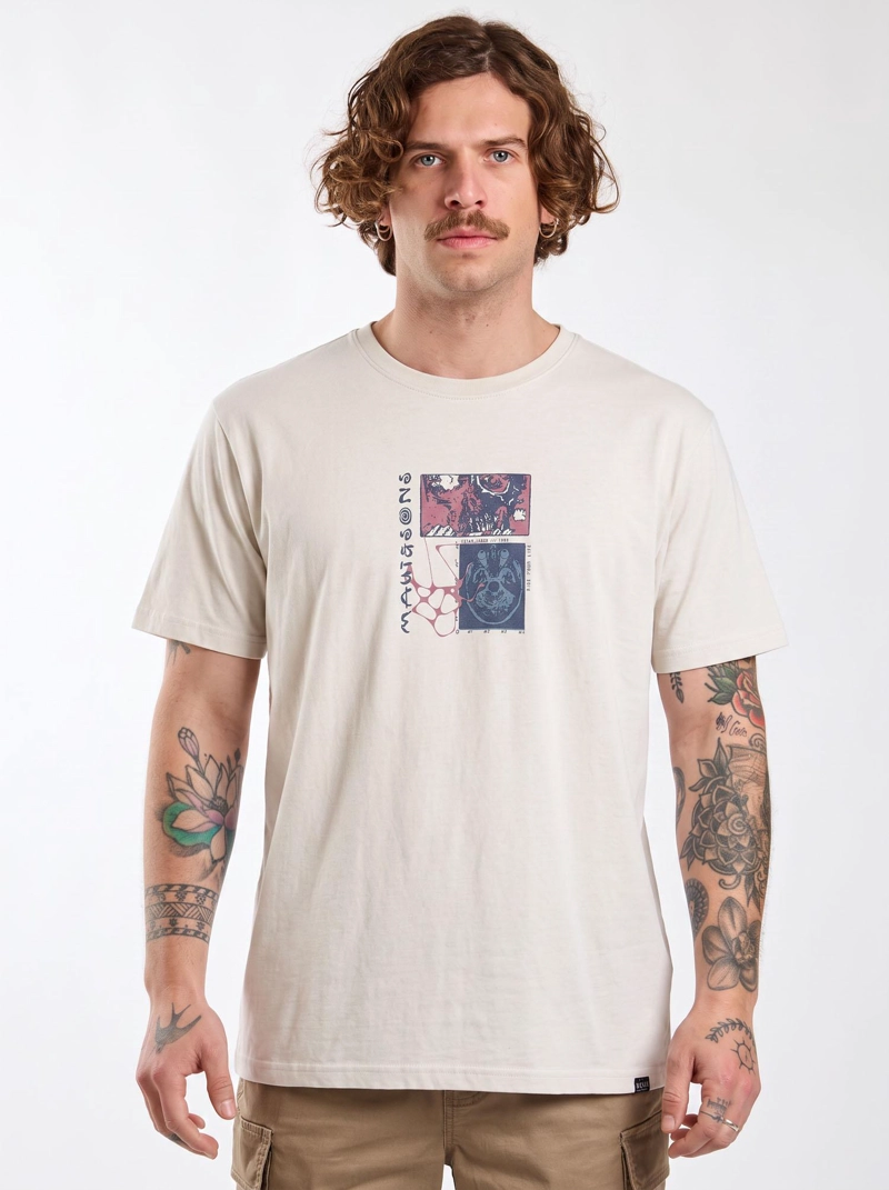 POLERA MC SUNSET BLANCO HOMBRE MAUI AND SONS - 1
