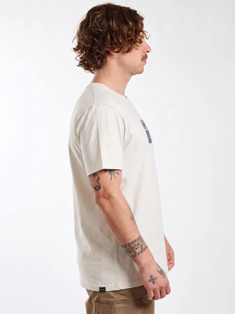 POLERA MC SUNSET BLANCO HOMBRE MAUI AND SONS - 3