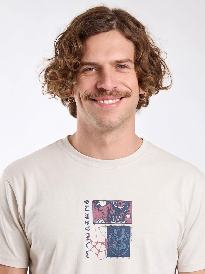 POLERA MC SUNSET BLANCO HOMBRE MAUI AND SONS - 4