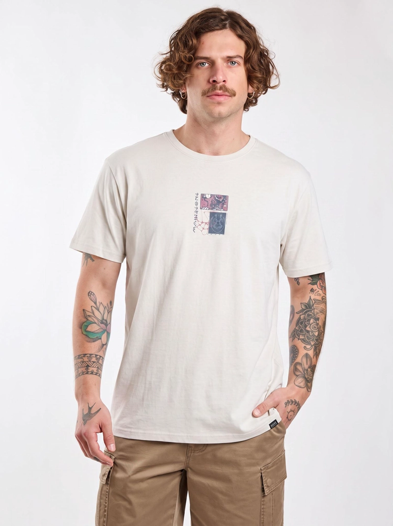 POLERA MC SUNSET BLANCO HOMBRE MAUI AND SONS - 5