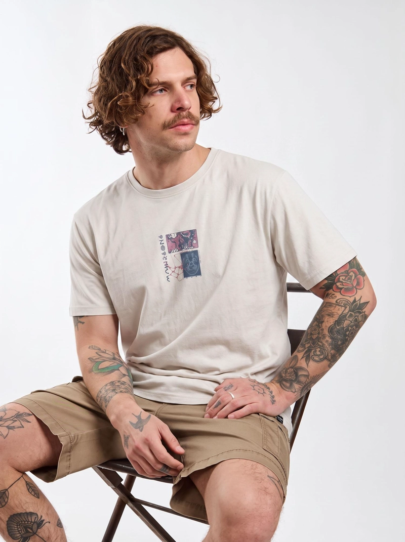 POLERA MC SUNSET BLANCO HOMBRE MAUI AND SONS - 6