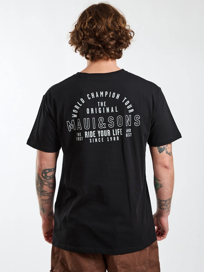 POLERA MC RIDE NEGRO HOMBRE MAUI AND SONS - 2