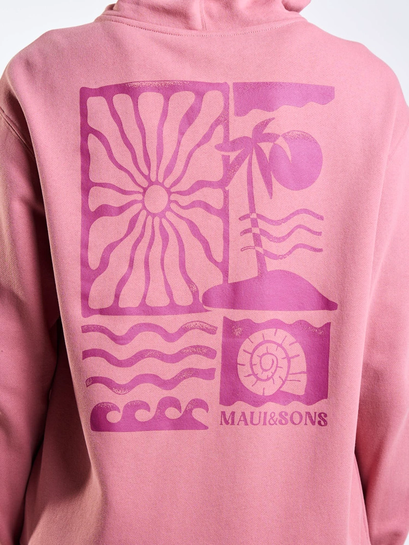POLERON FZ ROSA ROSADO MUJER MAUI AND SONS - 4
