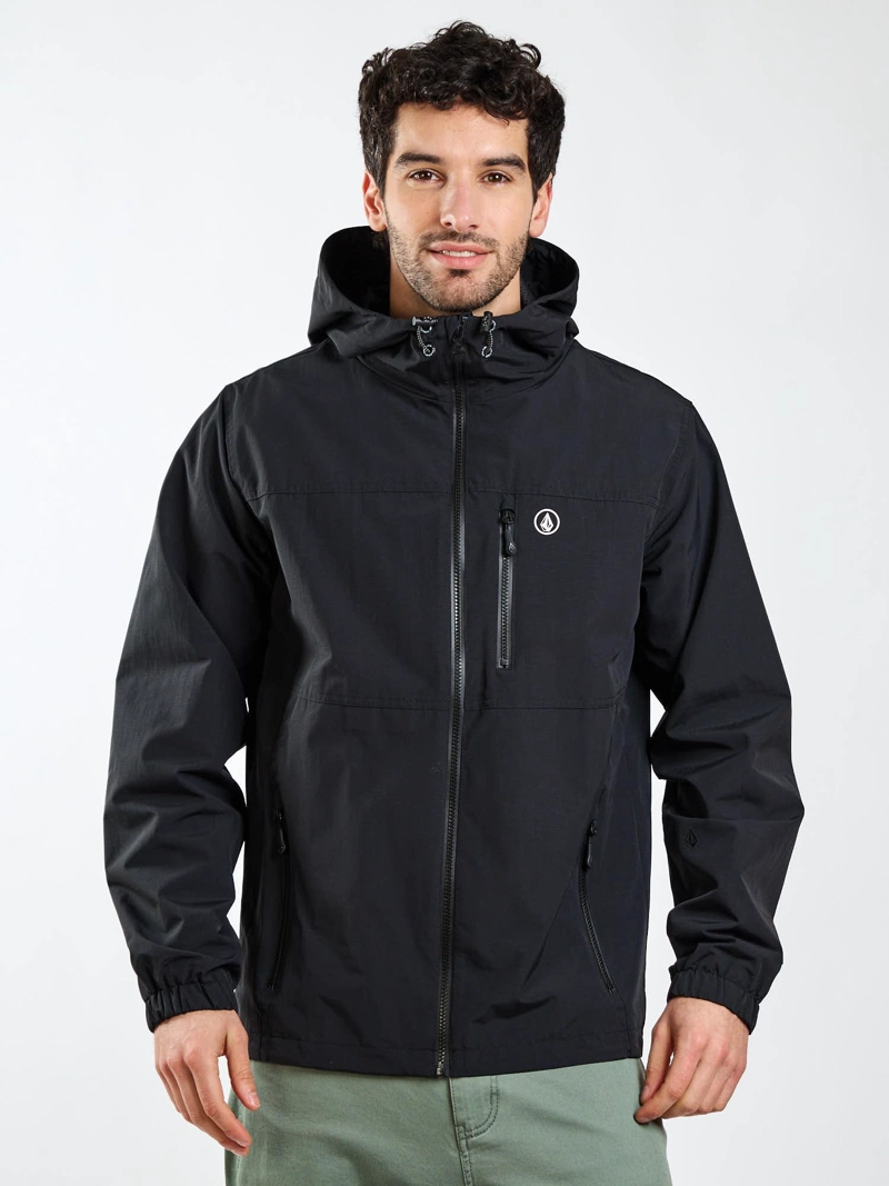 CORTAVIENTO PULSE NEGRO HOMBRE VOLCOM - 1