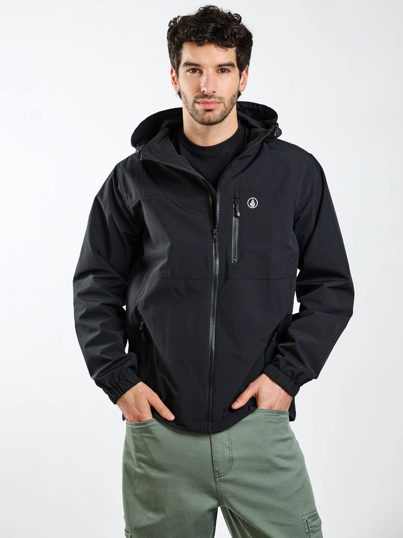 CORTAVIENTO PULSE NEGRO HOMBRE VOLCOM - 8