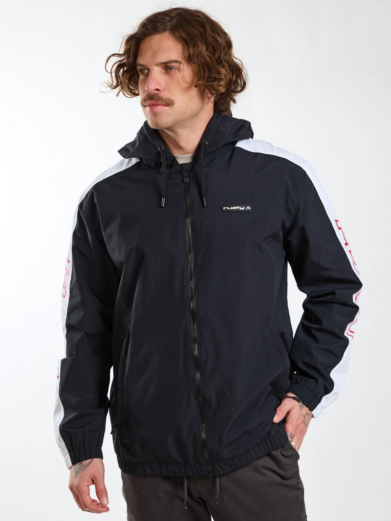 CORTAVIENTO YAMBA NEGRO HOMBRE RUSTY - 1