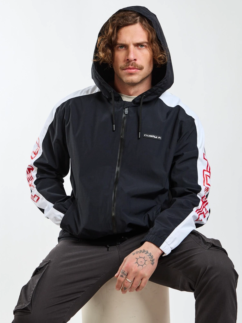 CORTAVIENTO YAMBA NEGRO HOMBRE RUSTY - 9