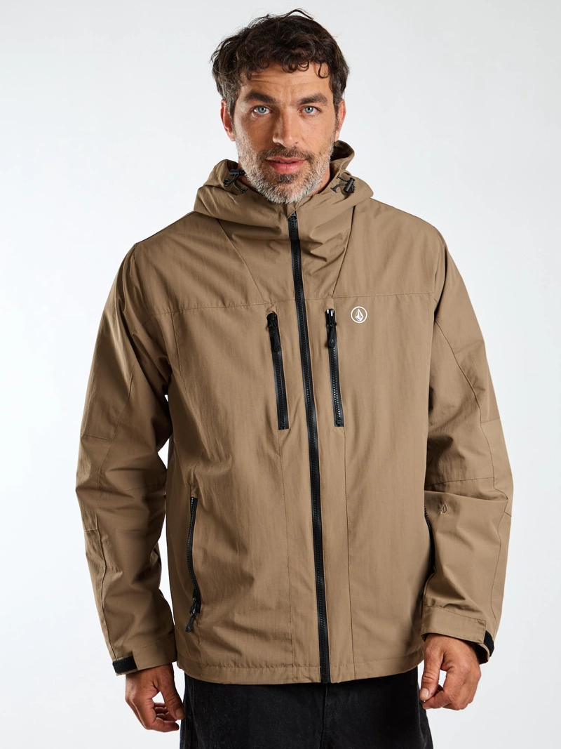 CORTAVIENTO GROUNDED CAFE  HOMBRE VOLCOM - 1