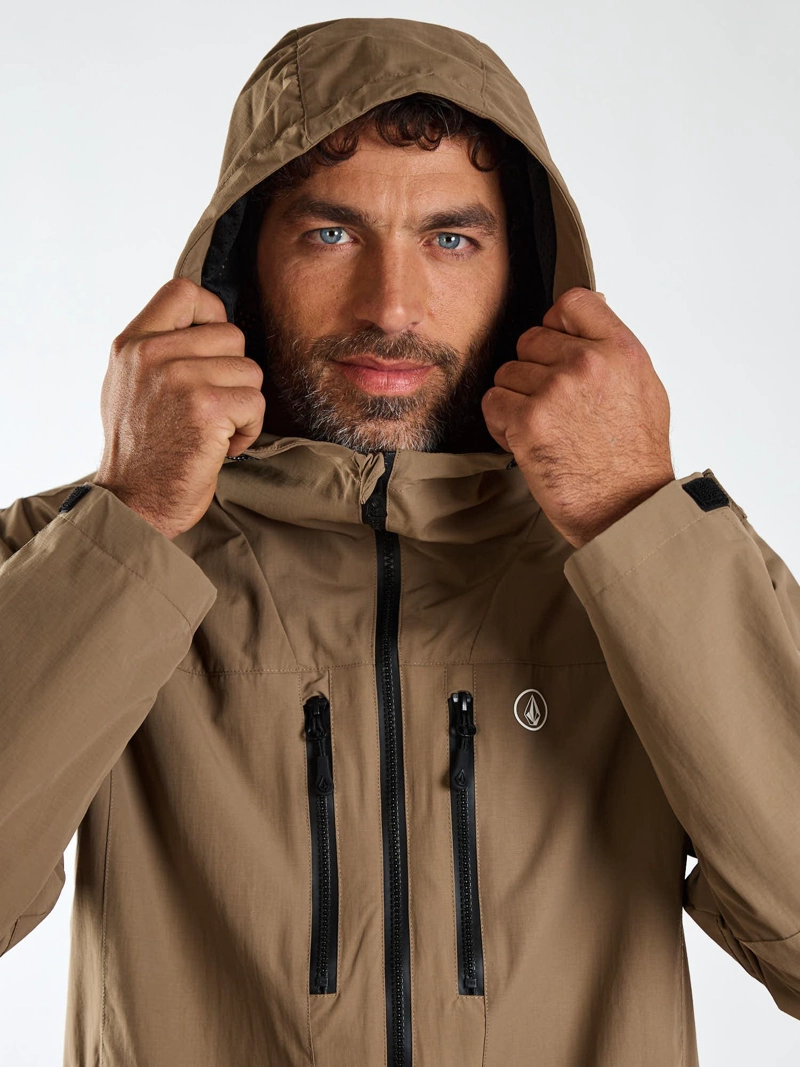 CORTAVIENTO GROUNDED CAFE  HOMBRE VOLCOM - 4