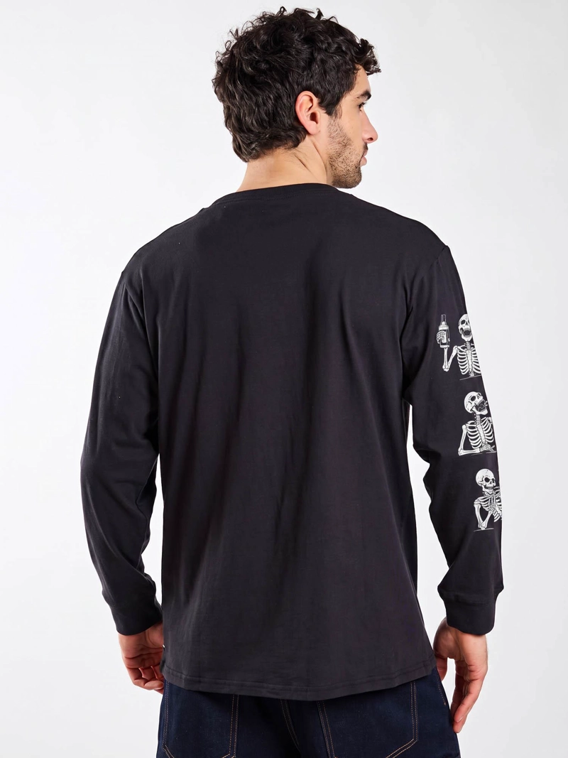 POLERA ML OUTLIER NEGRO HOMBRE VOLCOM - 2