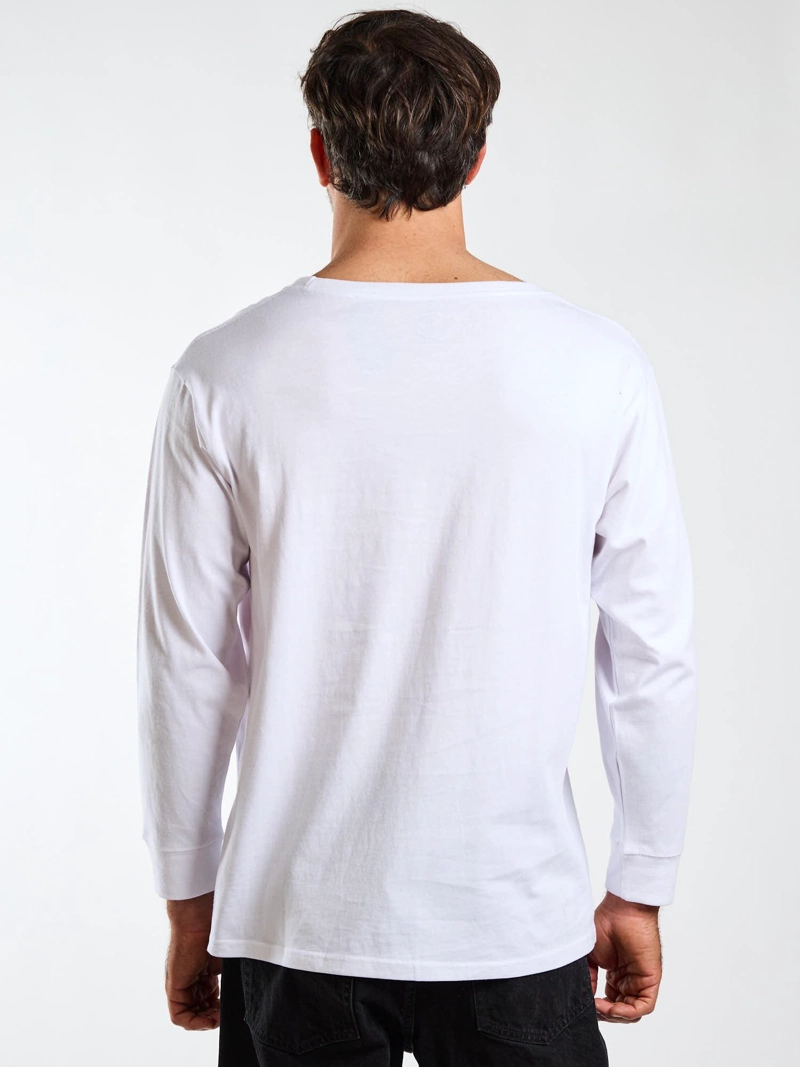 POLERA ML FRACTURE BLANCO HOMBRE VOLCOM - 2