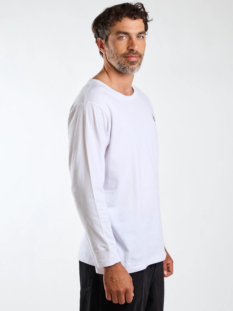 POLERA ML FRACTURE BLANCO HOMBRE VOLCOM - 3