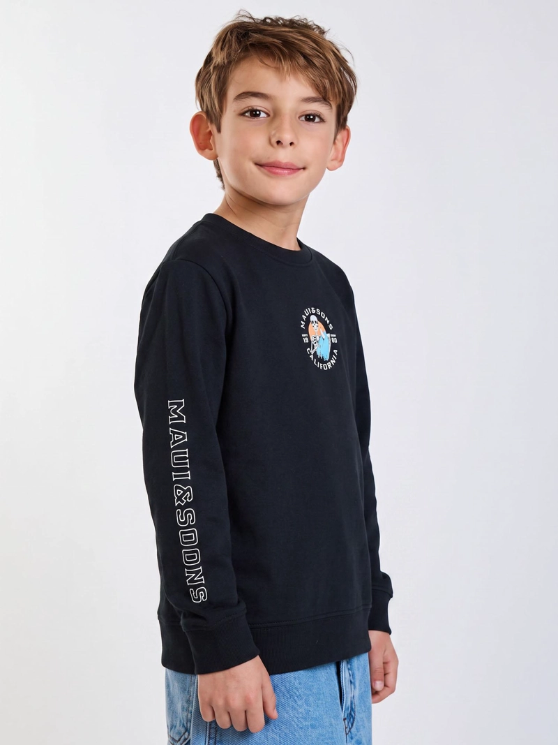 POLERA ML ENDLESS NEGRO INFANTIL MAUI AND SONS - 2