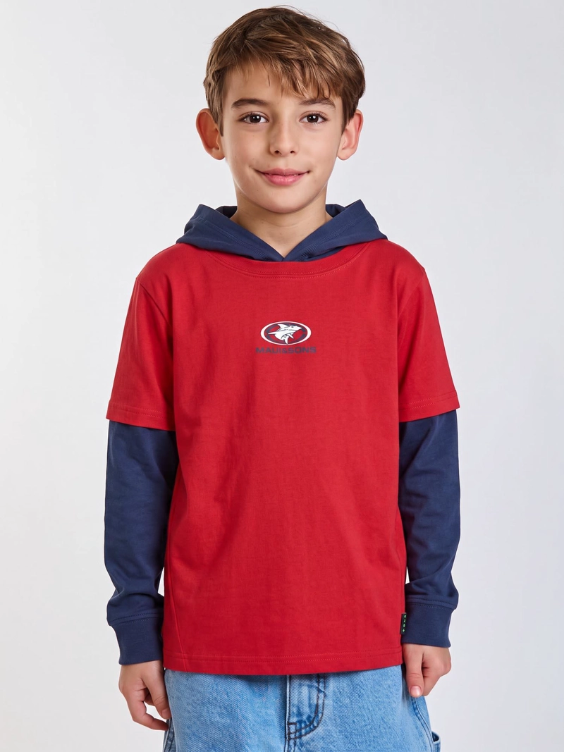 POLERA ML SURF LEGACY ROJO INFANTIL MAUI AND SONS - 1
