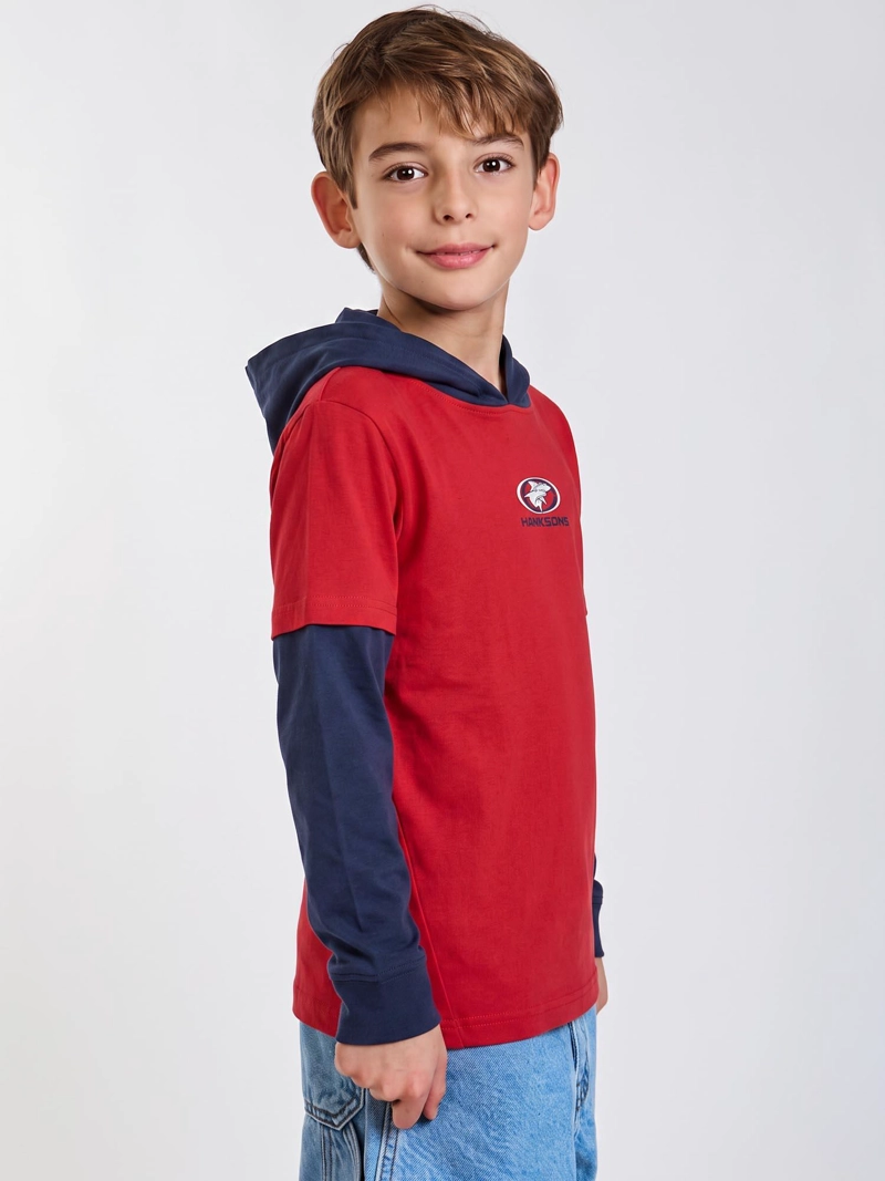 POLERA ML SURF LEGACY ROJO INFANTIL MAUI AND SONS - 2