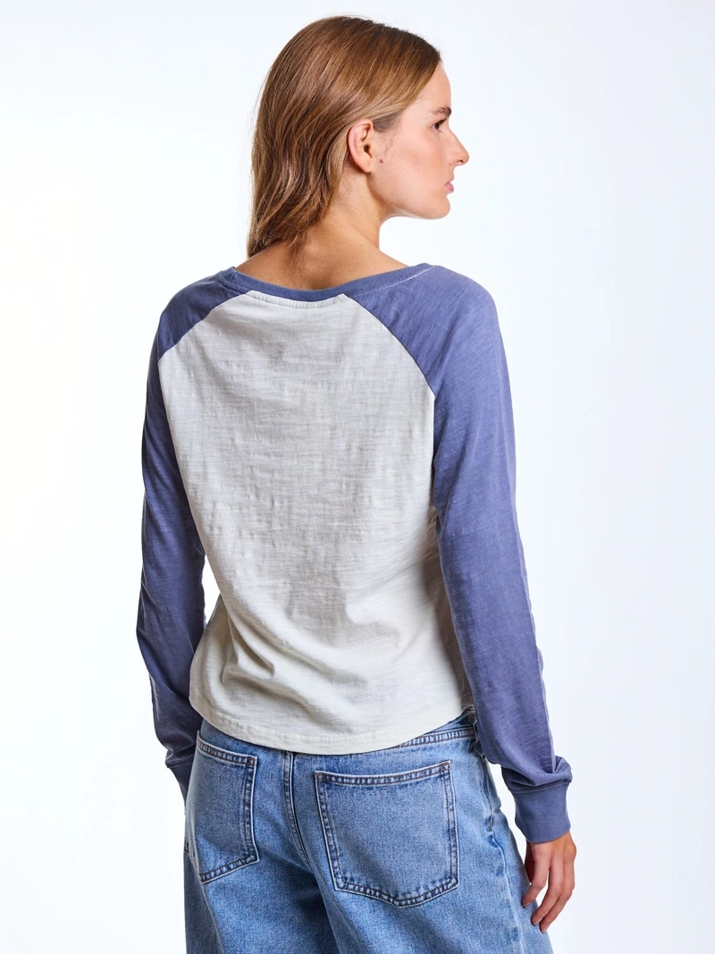 POLERA ML SOLA CELESTE MUJER MAUI AND SONS - 2