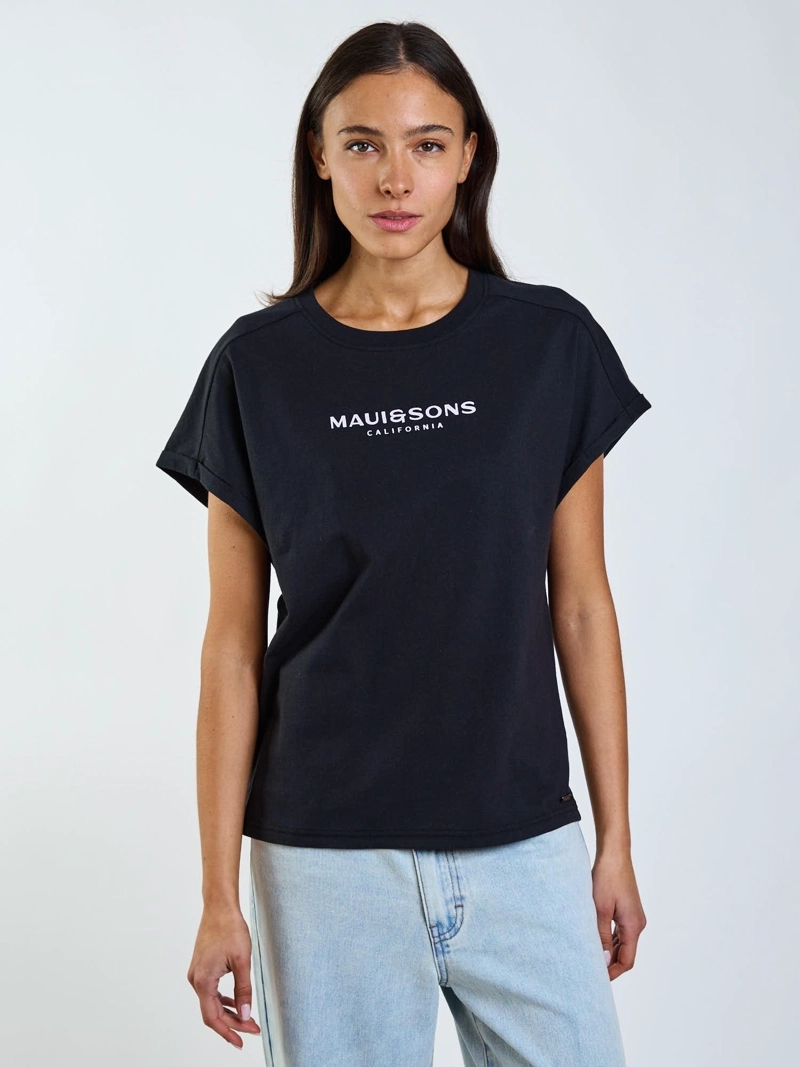 POLERA MC TERA NEGRO MUJER MAUI AND SONS - 1