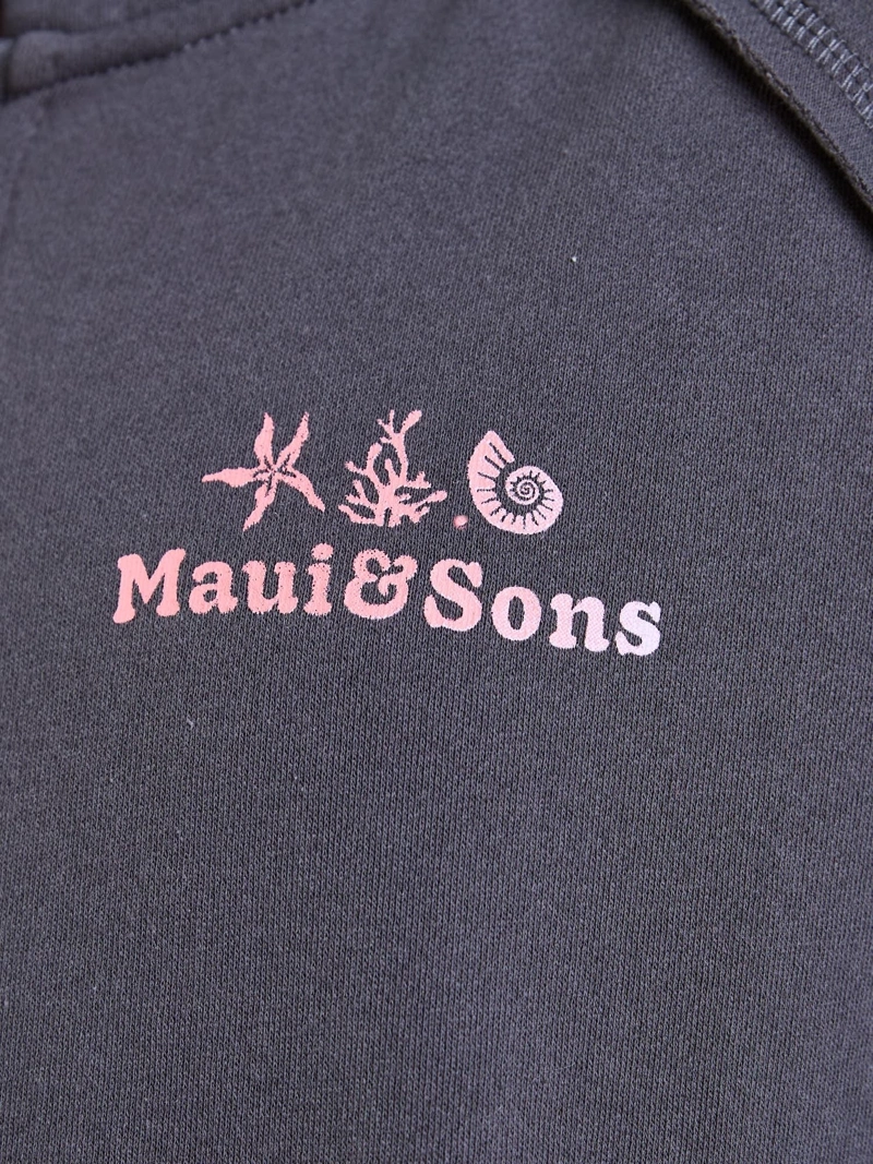 POLERON FZ KEANU GRIS MUJER MAUI AND SONS - 6