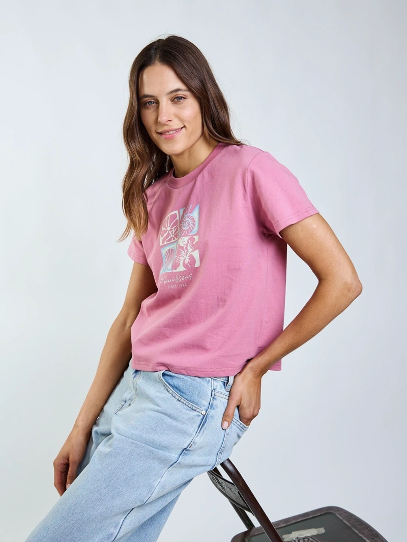 POLERA MC VIAN ROSADO MUJER MAUI AND SONS - 7