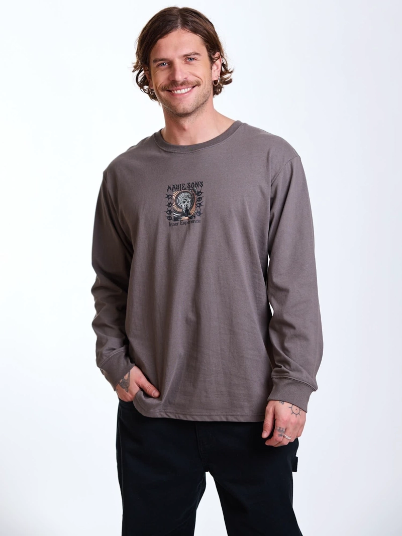 POLERA ML NOMAND CAFE  HOMBRE MAUI AND SONS - 6
